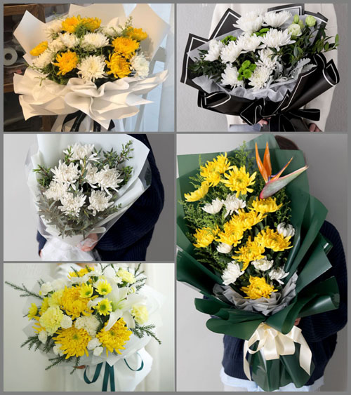 湖北天门市杨林街道白事花束代送